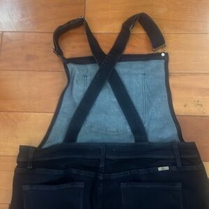 Kancan retro stretch denim overalls. Size XXL